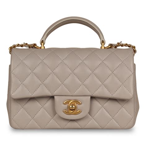 small chanel flap|chanel mini flap bag with top handle.